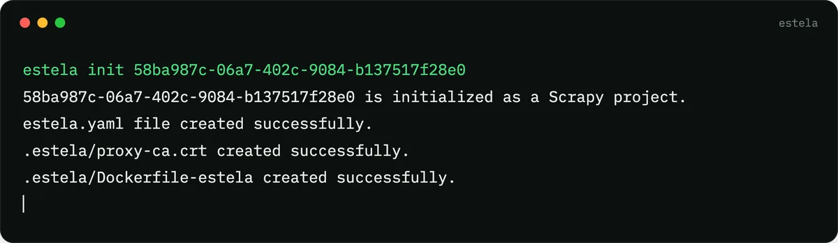 Bitmaker Cloud — Initialize your project