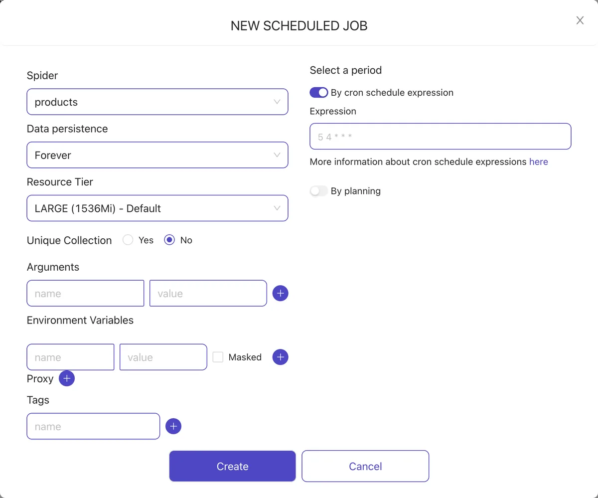 Bitmaker Cloud — Schedule or run on demand